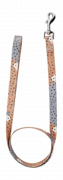 Camon Brown & Gray Nylon Dog Leash (120x2cm)