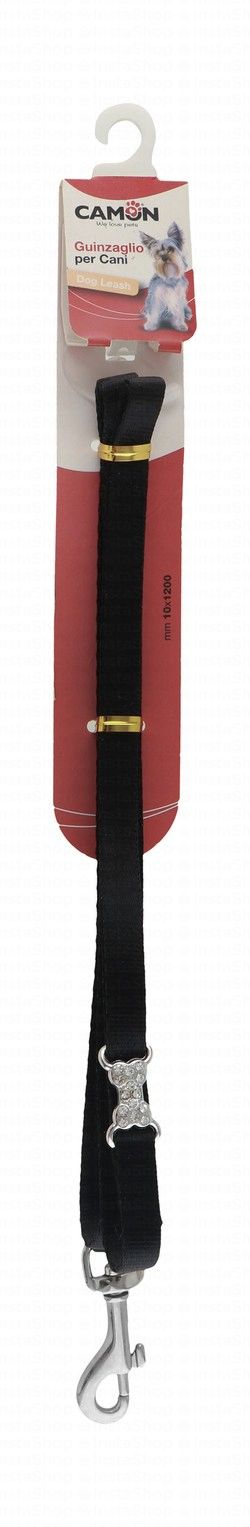 Camon Black Dog Leash (120x1cm)
