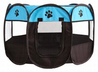 Petbroo Black & Blue Pet House (114x114x58cm)