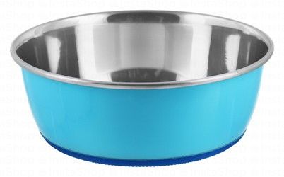 Camon Large Blue 1.75L Stainless Steel Pet Bowl