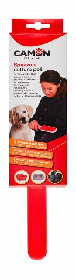 Camon Red Pet Hair & Lint Remover Brush