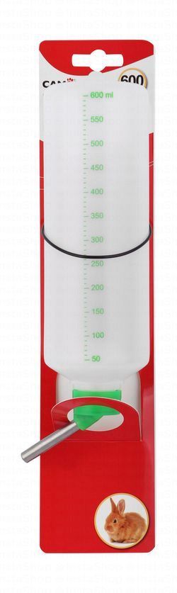 Camon Green & White 600ml Rodent Water Bottle