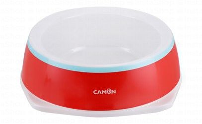 Camon Large Red & White 700ml Melamine Pet Bowl