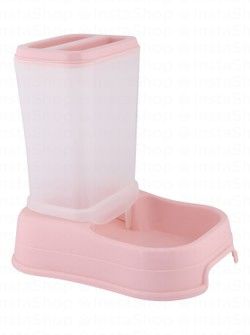 Petbroo Light Pink Pet Food Dispenser
