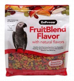 Zupreem Fruit Blend Bird Food for African Greys, Conures, Amazons & Cockatoos