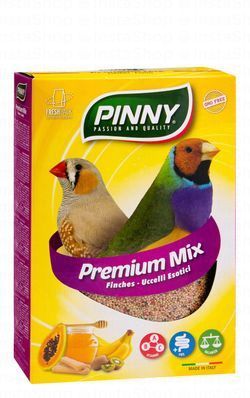 Pinny Premium Mixed Bird Food with Fruits, Biscuits & Grainvit for Finches
