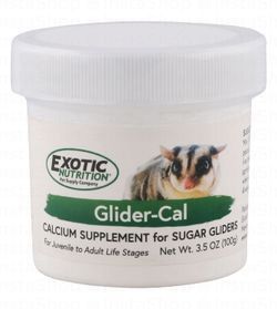Exotic Nutrition Calcium Supplement for Juvenile to Adult Gliders