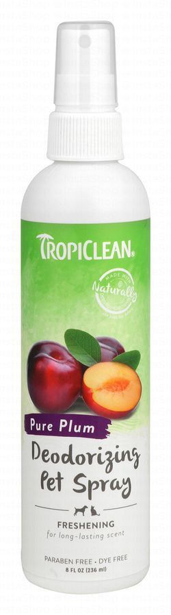 Tropiclean Deodorizing Pet Spray Pure Plum Scent