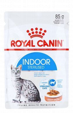Royal Canin Wet Food Morsels in Gravy for Indoor Sterilized Adult Cats