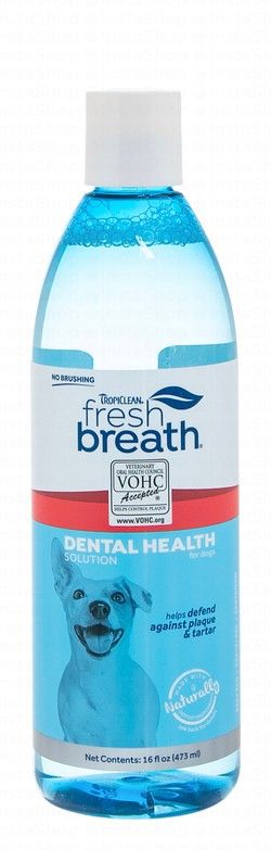 Tropiclean Fresh Breath Dental Health Solution for Dogs