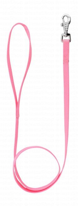 Camon Neon Pink Nylon Dog Leash (100x1.2cm)