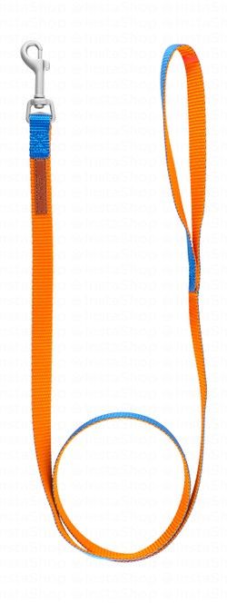 Camon Blue & Orange Dog Leash (120x1.5cm)