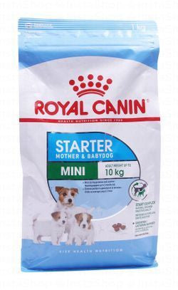 Royal Canin Starter Dry Food for Mini Breed Mother & Baby Dogs (Up to 10kg & 2+ Months)
