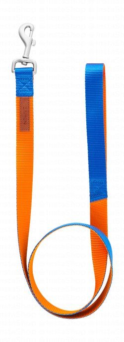 Camon Blue & Orange Dog Leash (120x2.5cm)