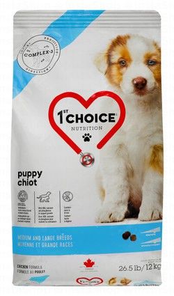 1st Choice Dry Food with Chicken for Medium & Large Breed Puppies (2-12 Months)