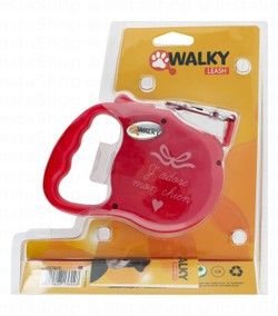 Camon Walky Red 3m Retractable Dog Leash