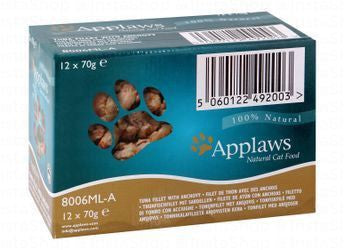 Applaws Natural Wet Cat Food with Tuna Fillet & Anchovy
