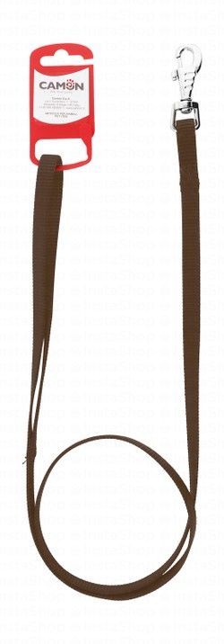 Camon Brown Nylon Dog Leash (100x1.5cm)