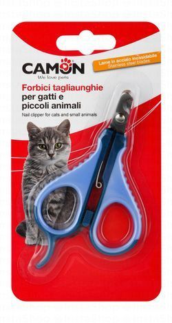 Camon Blue Stainless Steel Nail Clipper for Cats & Small Animals