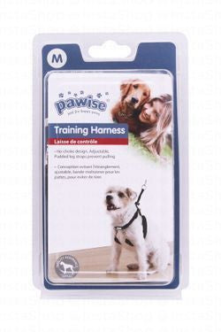 Pawise Medium Black Dog Training Harness (40.5-61cm)
