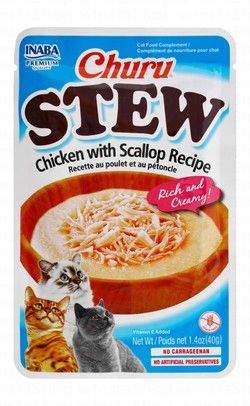 Inaba Churu Chicken & Salmon Cat Treat in Stew