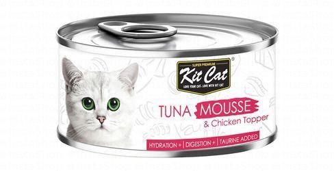 Kit Cat Wet Food Mousse with Tuna & Chicken Topper