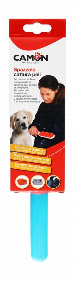 Camon Blue Pet Hair & Lint Remover Brush