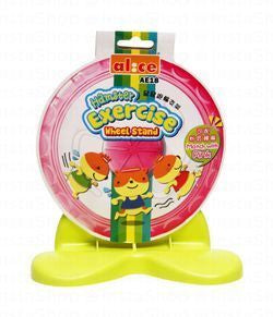 Alice Yellow Hamster Exercise Wheel Stand