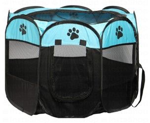 Petbroo Black & Blue Pet House (74x74x43cm)