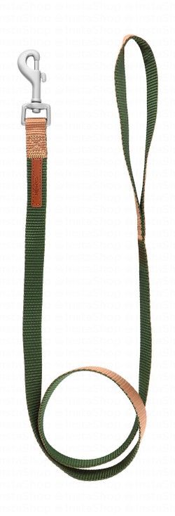 Camon Brown & Green Dog Leash (120x2cm)