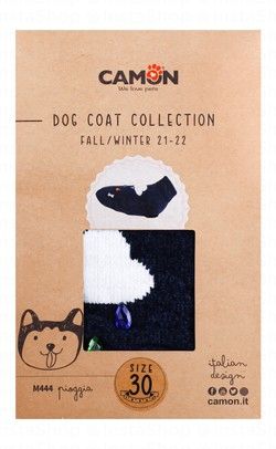 Camon Dark Blue Dog Coat Size 30