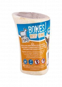 Duvo Plus Beef Chew Bone Filled with Lamb for Adult Dogs