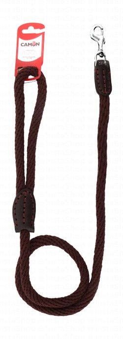Camon Maroon Rope Dog Leash (120x1.2cm)