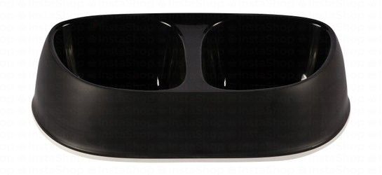 Moderna Black 2x700ml Dual Pet Bowl