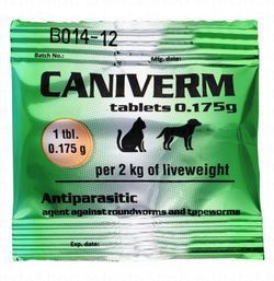 Caniverm 0.175g Antiparasitic Tablet for Pets