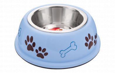 Camon Light Blue 400ml Printed Pet Bowl