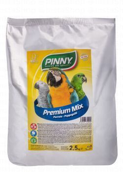 Pinny Premium Mixed Food with Biscuits, Fruit & Grainvit for Medium to Large Parrots