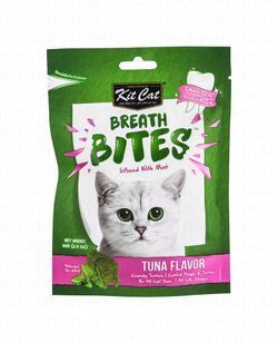 Kit Cat Breath Bites Cat Treats Tuna Flavor with Mint
