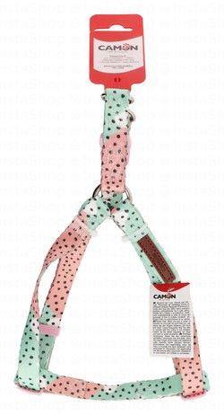 Camon One Touch Green & Pink Dog Harness (35-75x2cm)