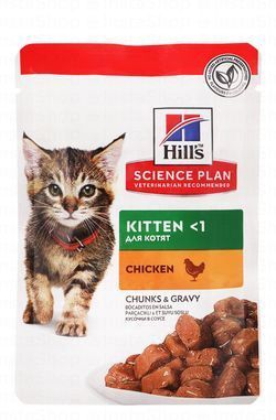 Hill's Science Plan Wet Food with Chicken & Gravy for Kittens (Up to 1 Year)
