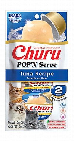 Inaba Churu Pop 'n Serve Cat Treats with Tuna