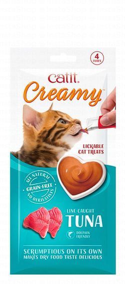 Catit Creamy Lickable Cat Treats with Tuna