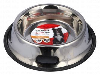 Camon Durapet 1500ml Stainless Steel Pet Bowl
