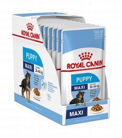 Royal Canin Wet Food Chunks in Gravy for Maxi Breed Puppies (Up to 15 Months & 26-44kg)