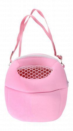 Saas Large Pink Rodent Carrier Bag for Hamsters