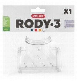 Zolux Rody 3 Clear T Shaped Tube for Rodent Cages
