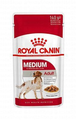 Royal Canin Wet Food Chunks in Gravy for Medium Breed Adult Dogs (12 Months - 10 Years & 11-25kg)