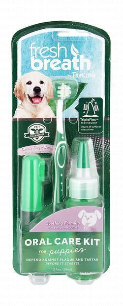 Tropiclean Fresh Breath Oral Care Kit for Puppies