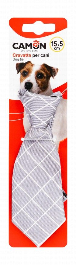 Camon Gray Dog Tie (15x5cm)