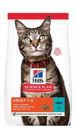 Hill's Science Plan Dry Food with Tuna for Adult Cats (1-6 Years)